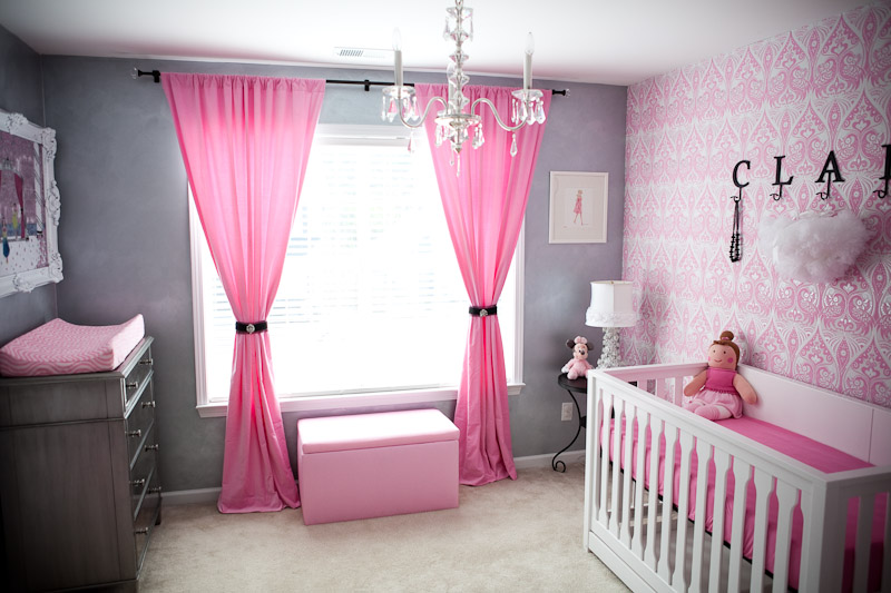 pink toddler room