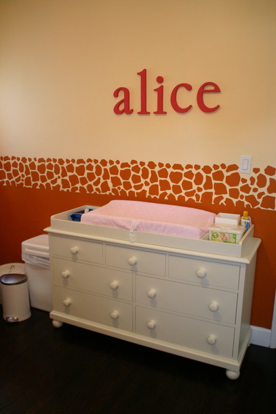 Giraffe Nursery Bedding on Pink   Orange Giraffe Nursery   Project Nursery