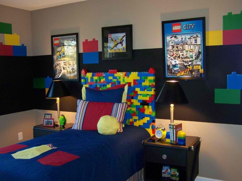 Simple Lego Themed Bedroom Decorating Ideas 