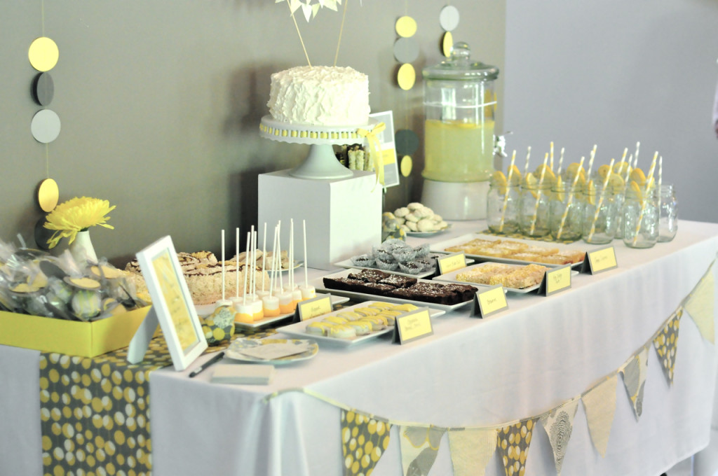 Gray and Yellow Baby Shower! - Project Nursery