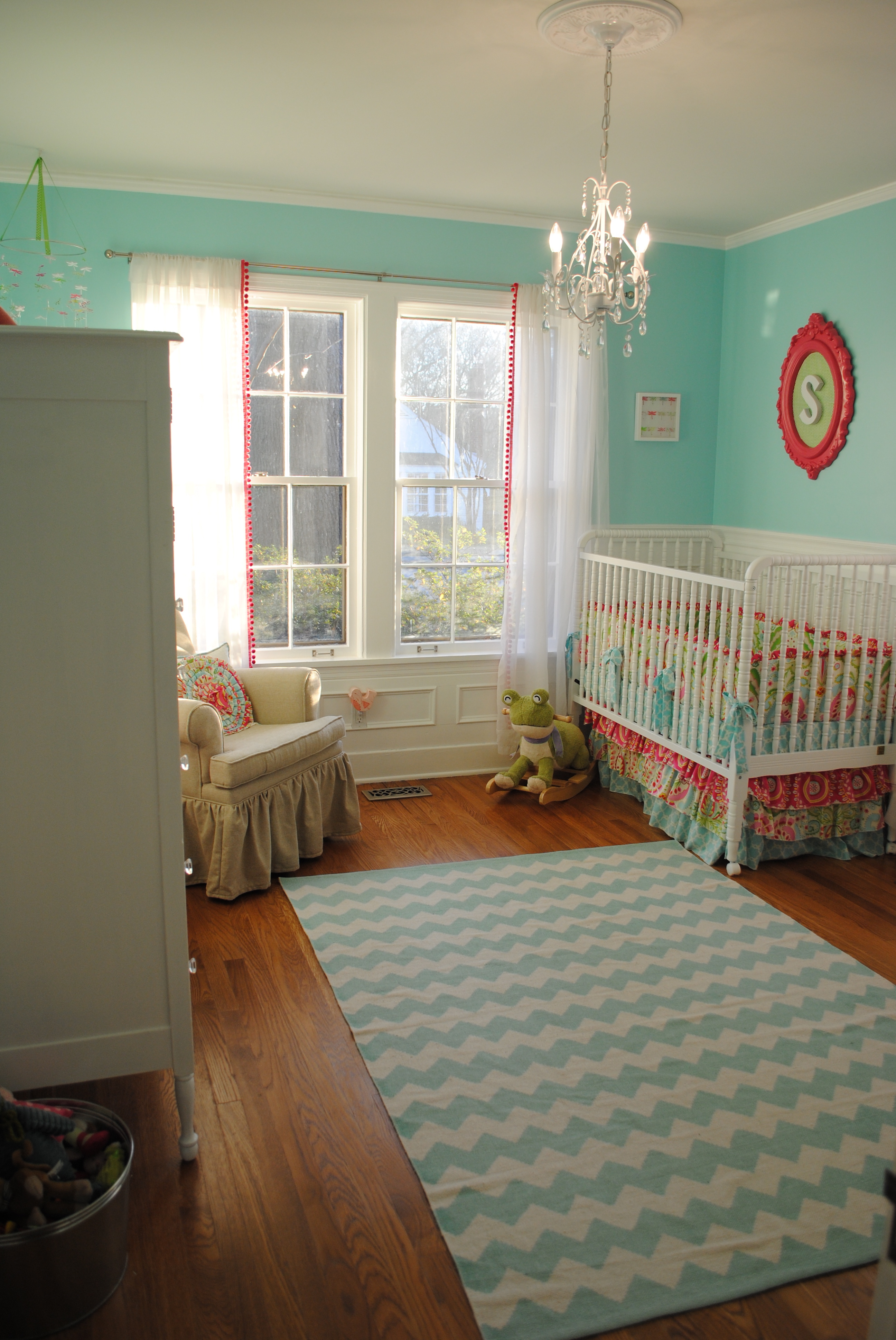  Pink And Green Nursery with Best Design