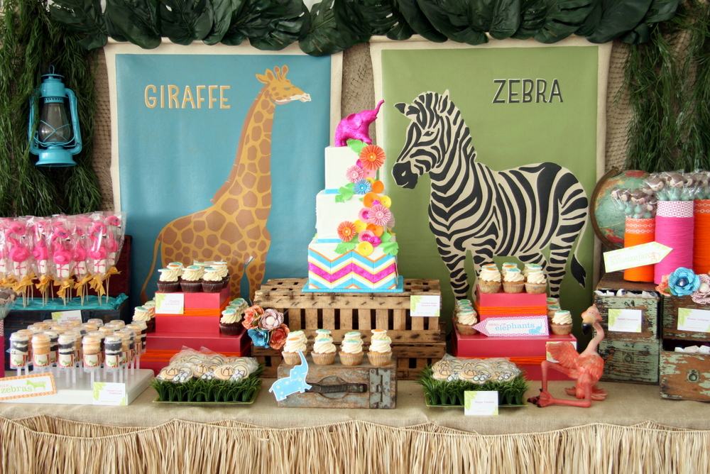 Safari Themed Table Designs for Children&amp;#39;s Parties