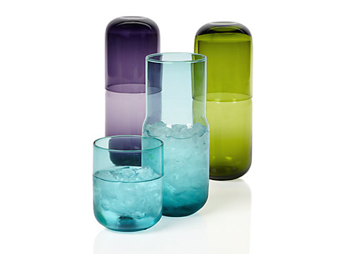 colorful water glass for nursery