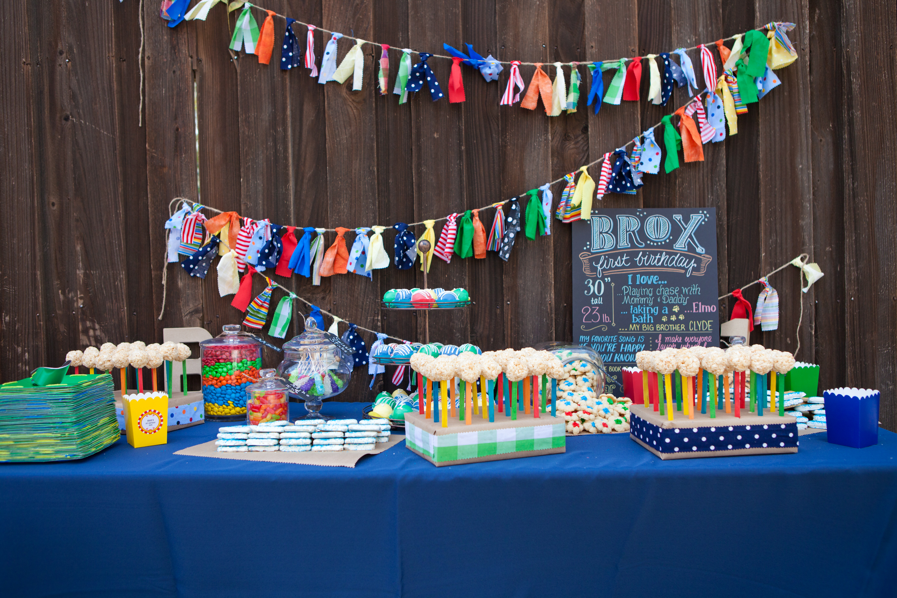 Brox's Primary Color First Birthday Party - Project Nursery