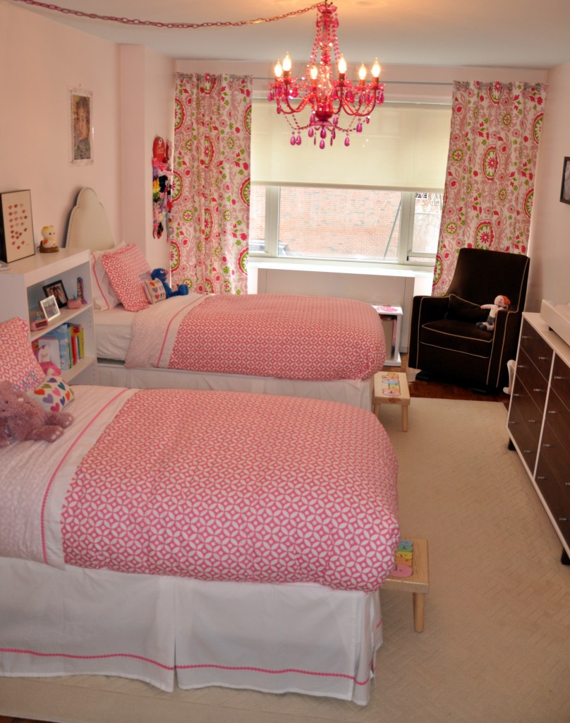 Little Girls Shared Pink Bedroom Project Nursery