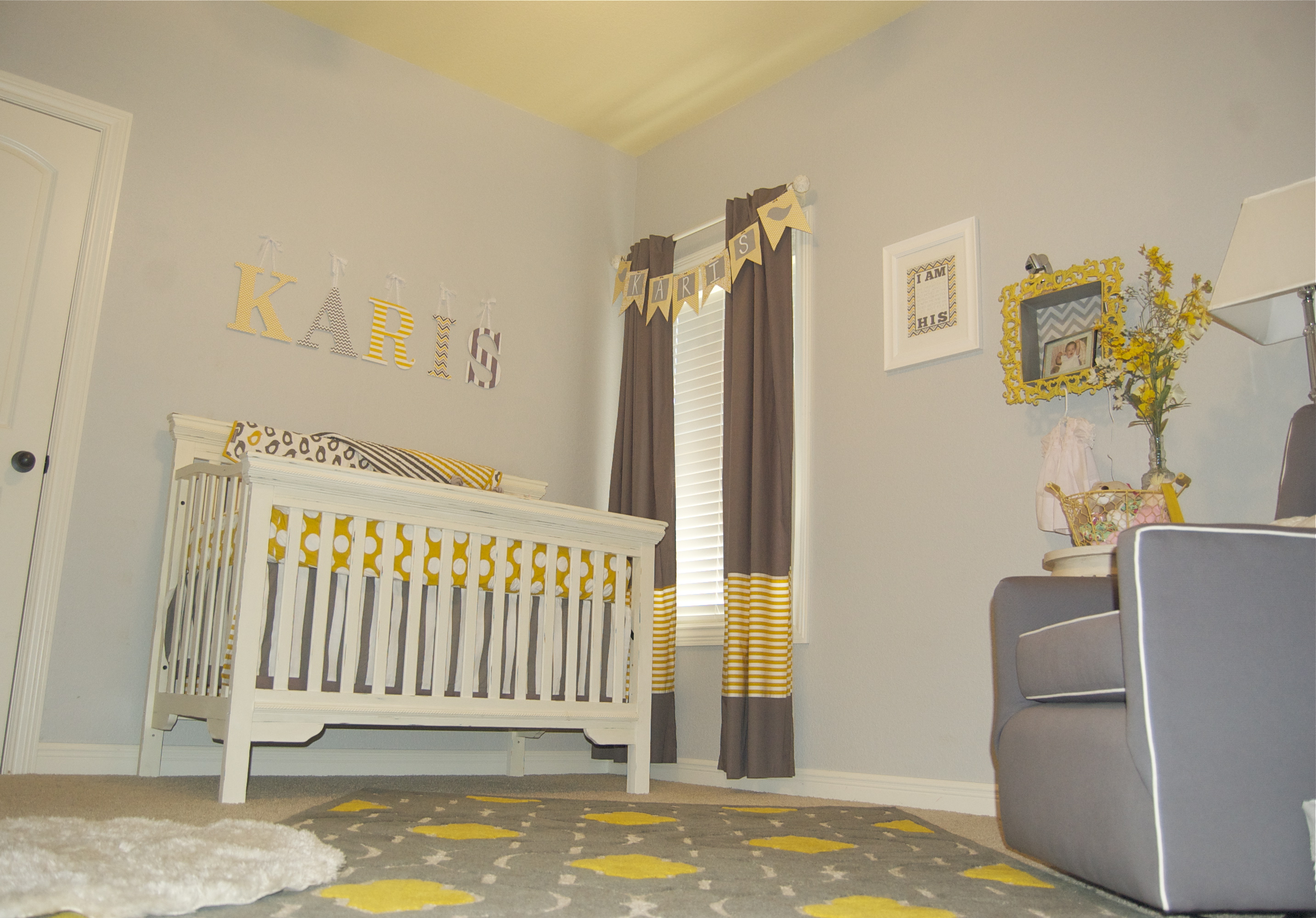  Grey Nursery for Small Space