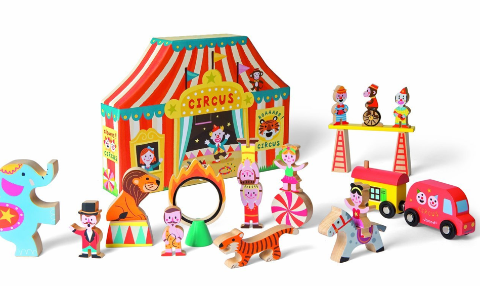 Wooden Circus Toys 100