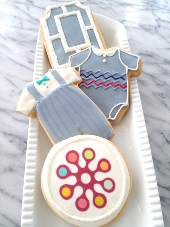 Custom Cookies at Biggest Baby Shower Ever