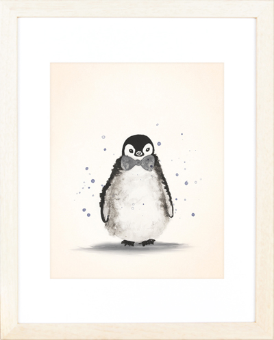 Penguin in Bow Tie Art Print
