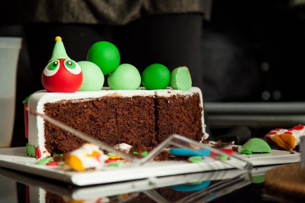 Very Hungry Caterpillar-Themed Birthday Party Cake - Project Nursery