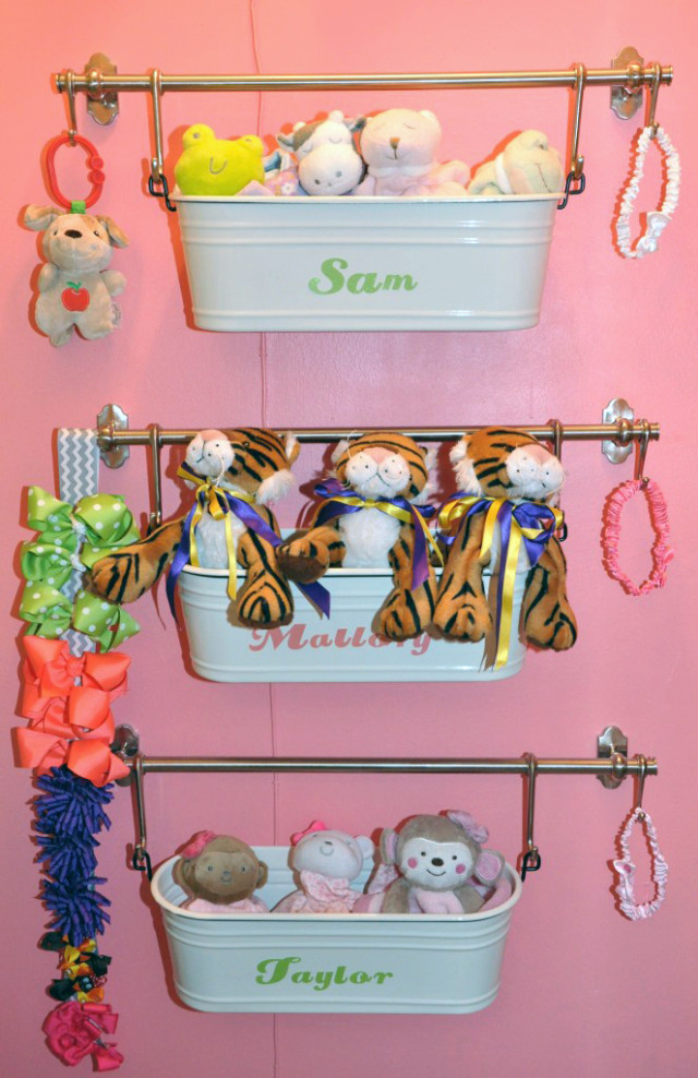 Hanging Personalized Tin Baskets - Project Nursery