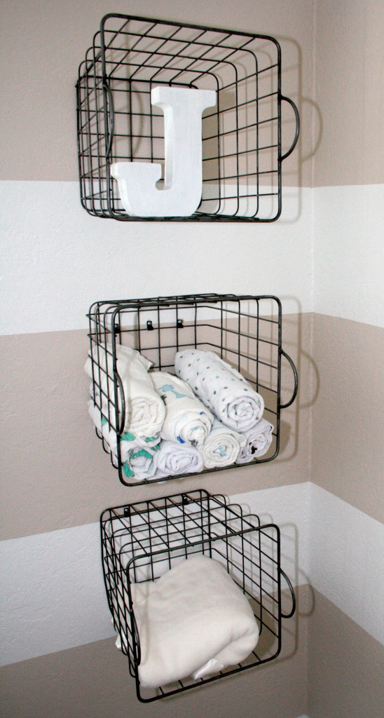 Wire Basket Shelves - Project Nursery