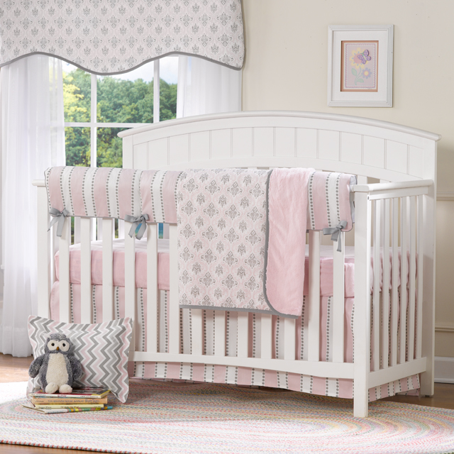 Pink Crib Bedding Set from Liz and Roo