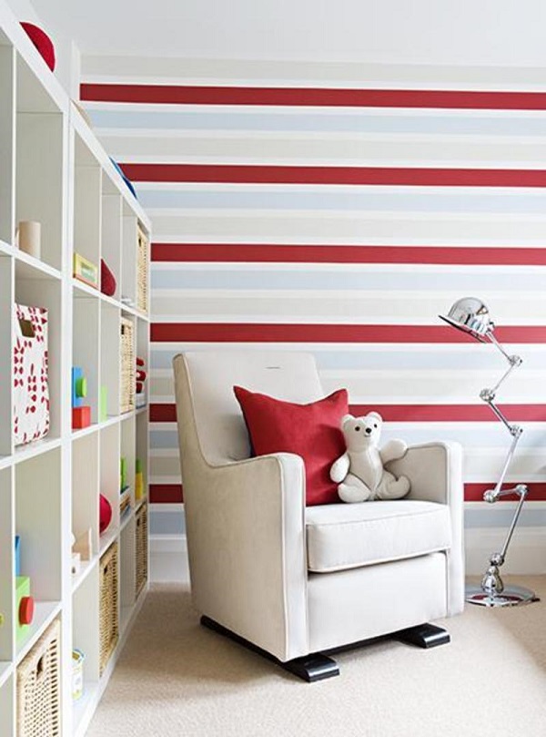  Stripes On Walls With Luxury Interior