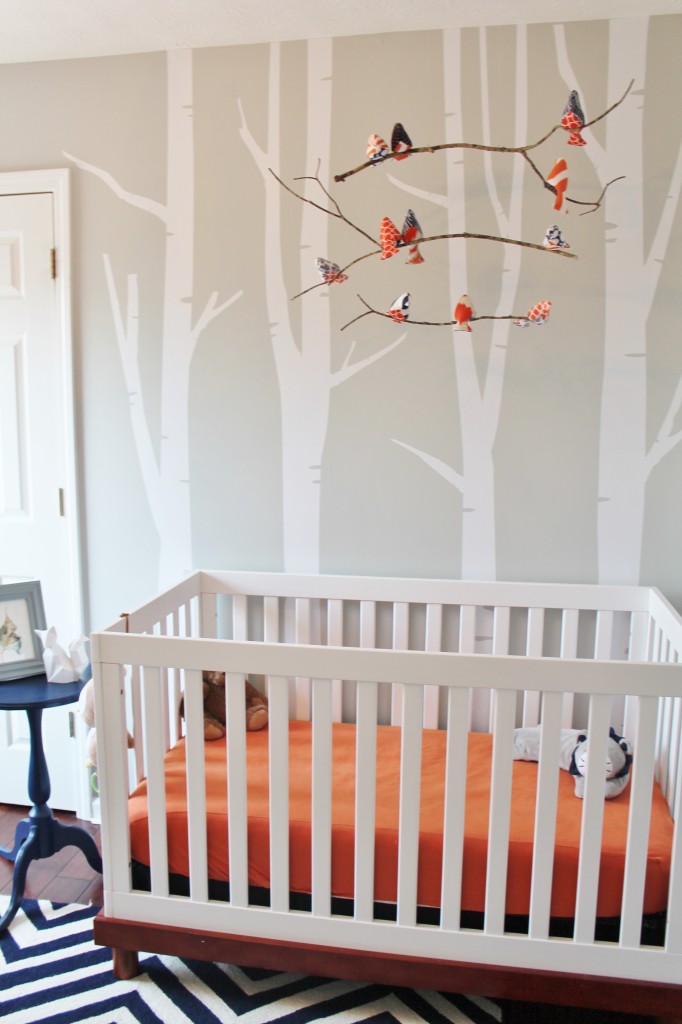 Navy and Orange Woodland Nursery - Project Nursery