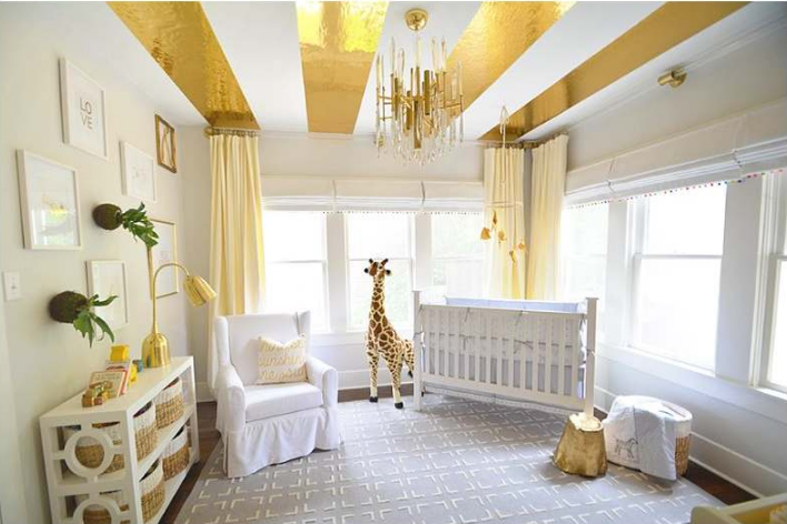 Gold Accents in the Nursery - Project Nursery