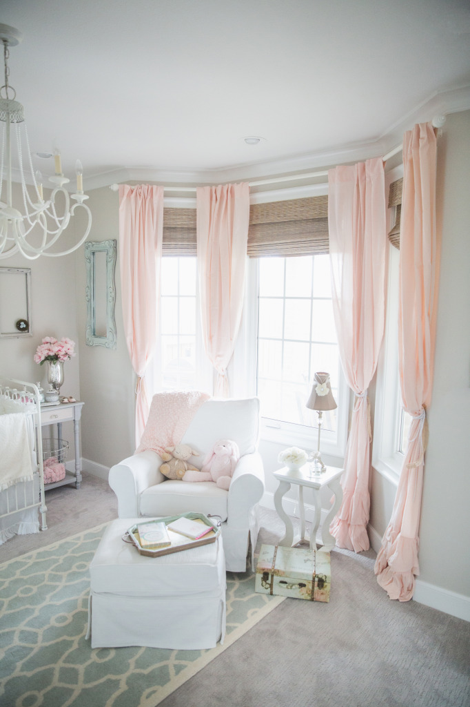 Gray and Pink Elegant Nursery