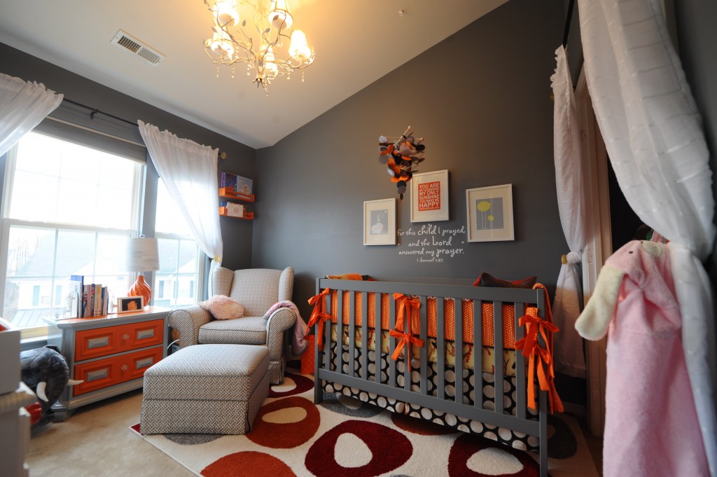 dark grey nursery furniture