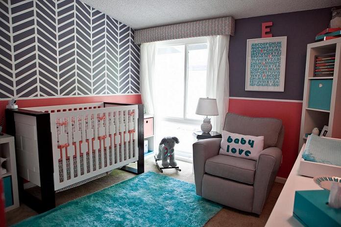 Modern Baby Girls Room