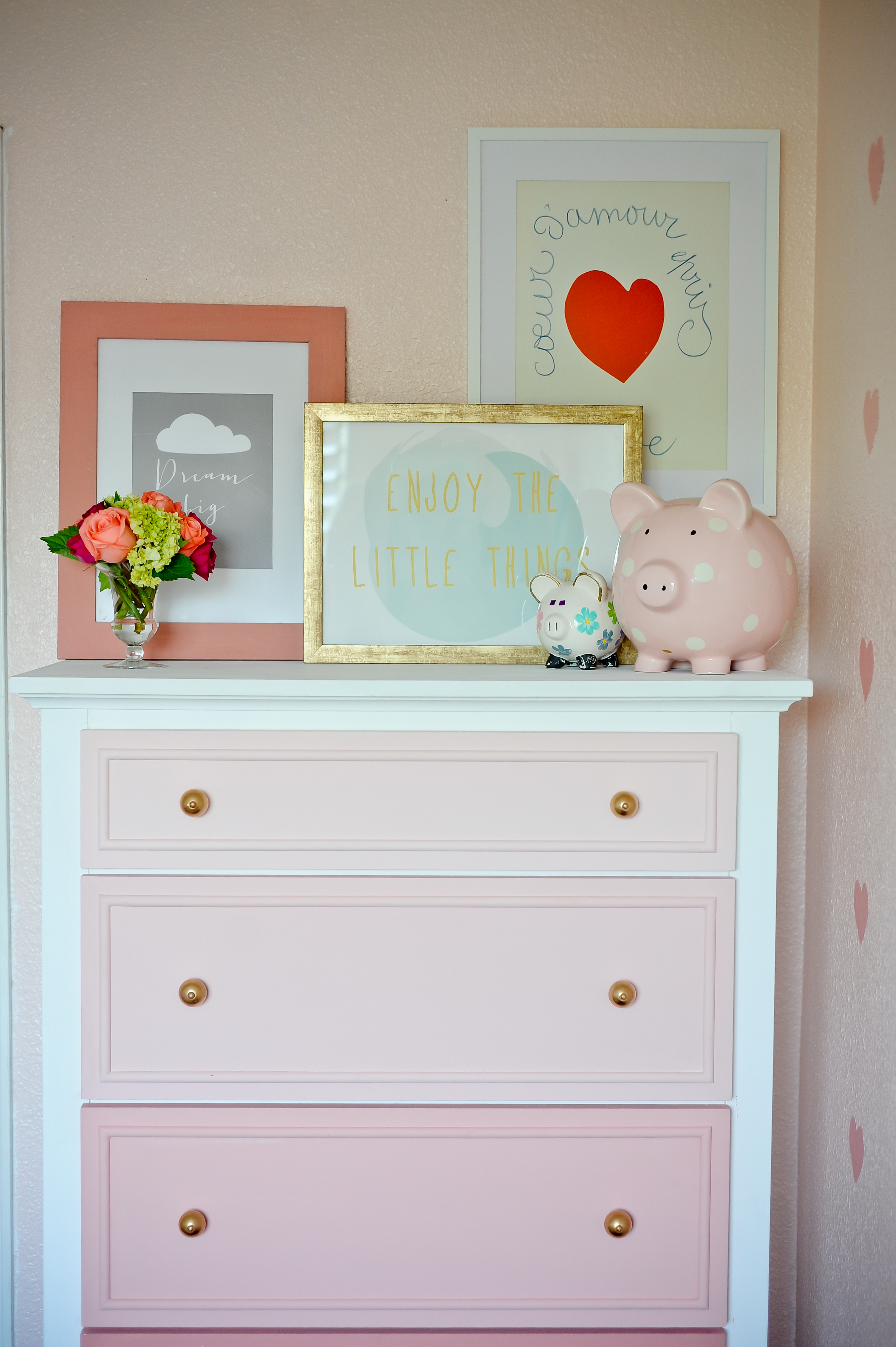 Pink Ombre Dresser - Project Nursery