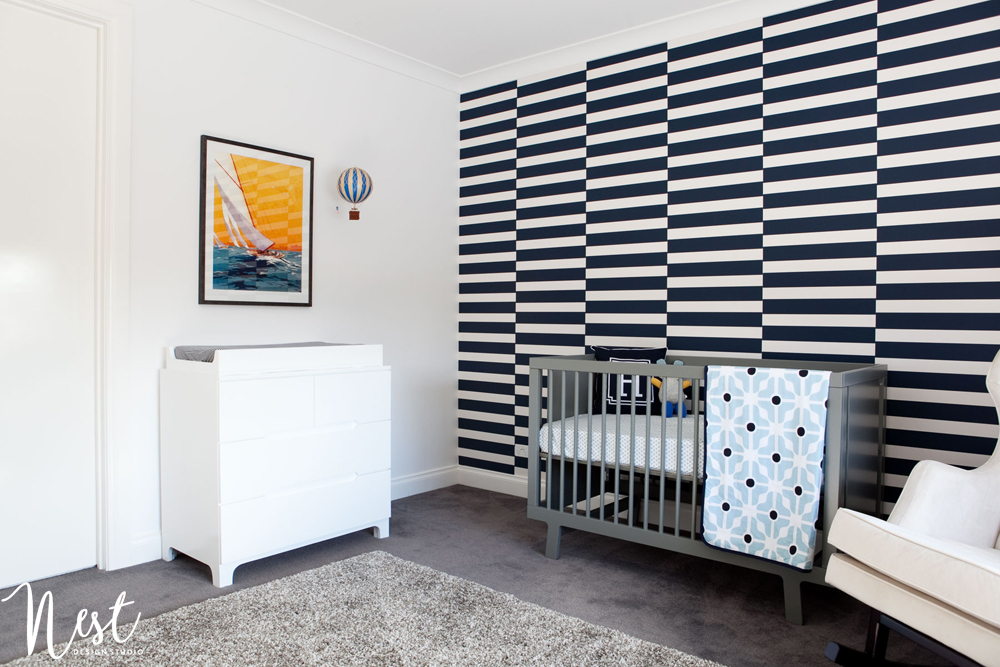 Bold Black and White Modern Nursery - Project Nursery