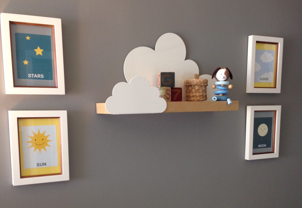 Cloud Wall Shelf - Project Nursery