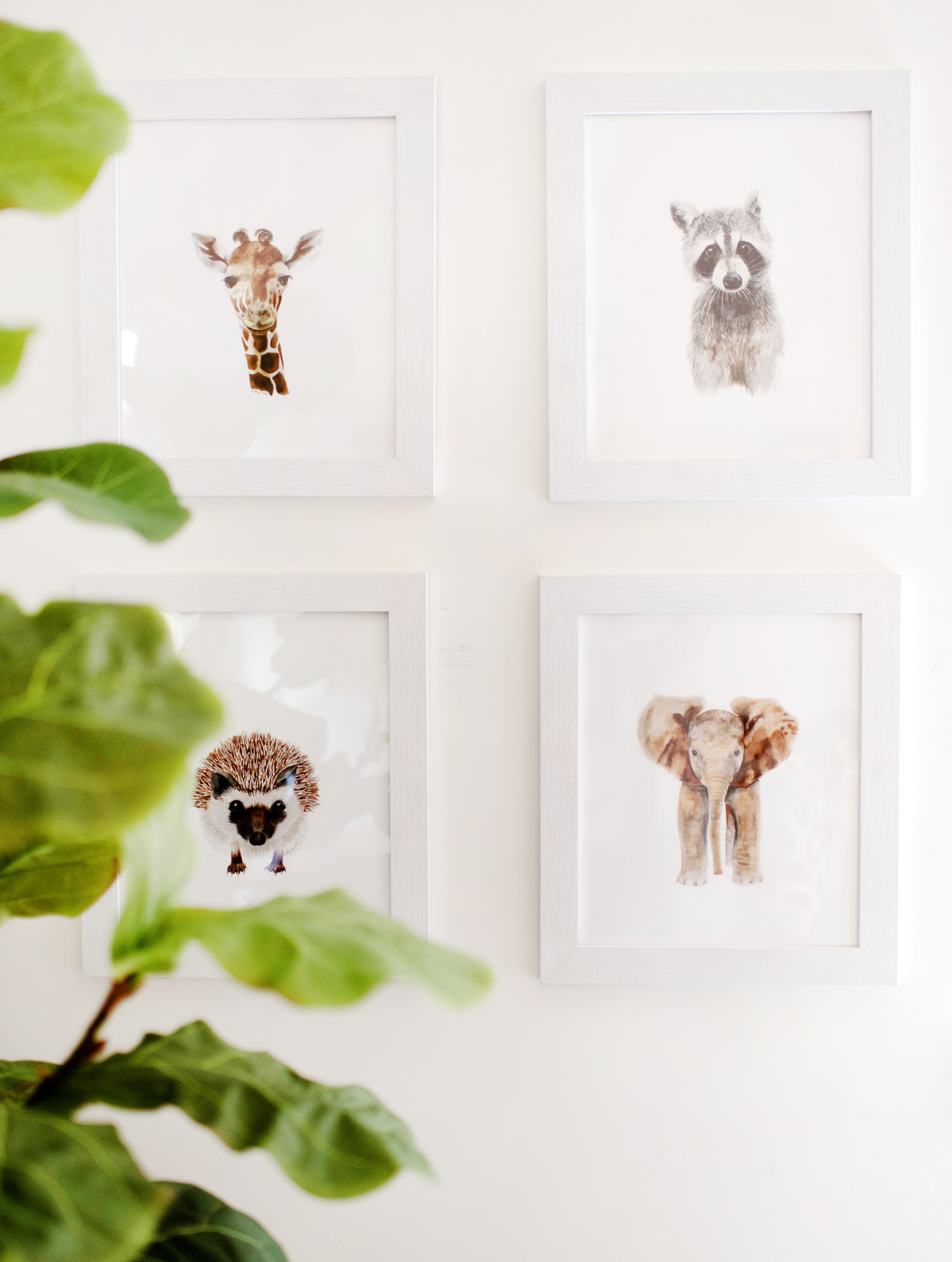 Baby Animal Prints in Nursery