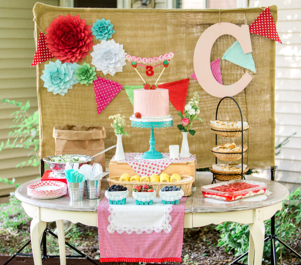 Backyard Picnic Birthday Party - Project Nursery