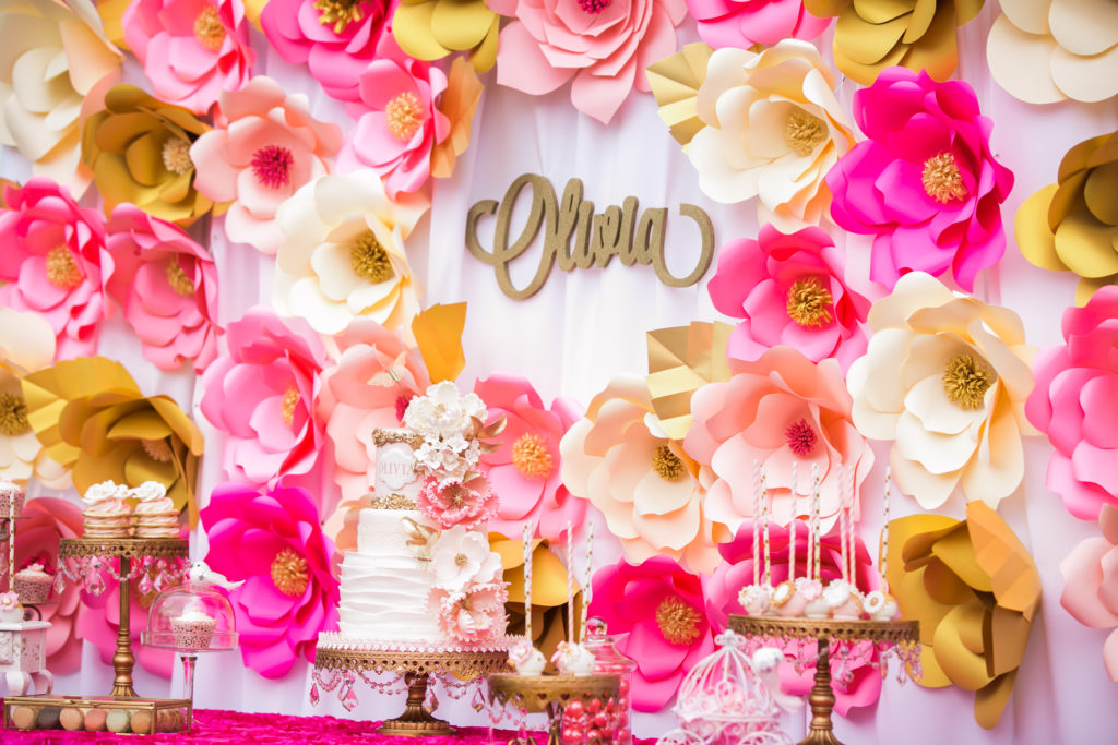 Pink and Gold Garden Birthday Party - Project Nursery