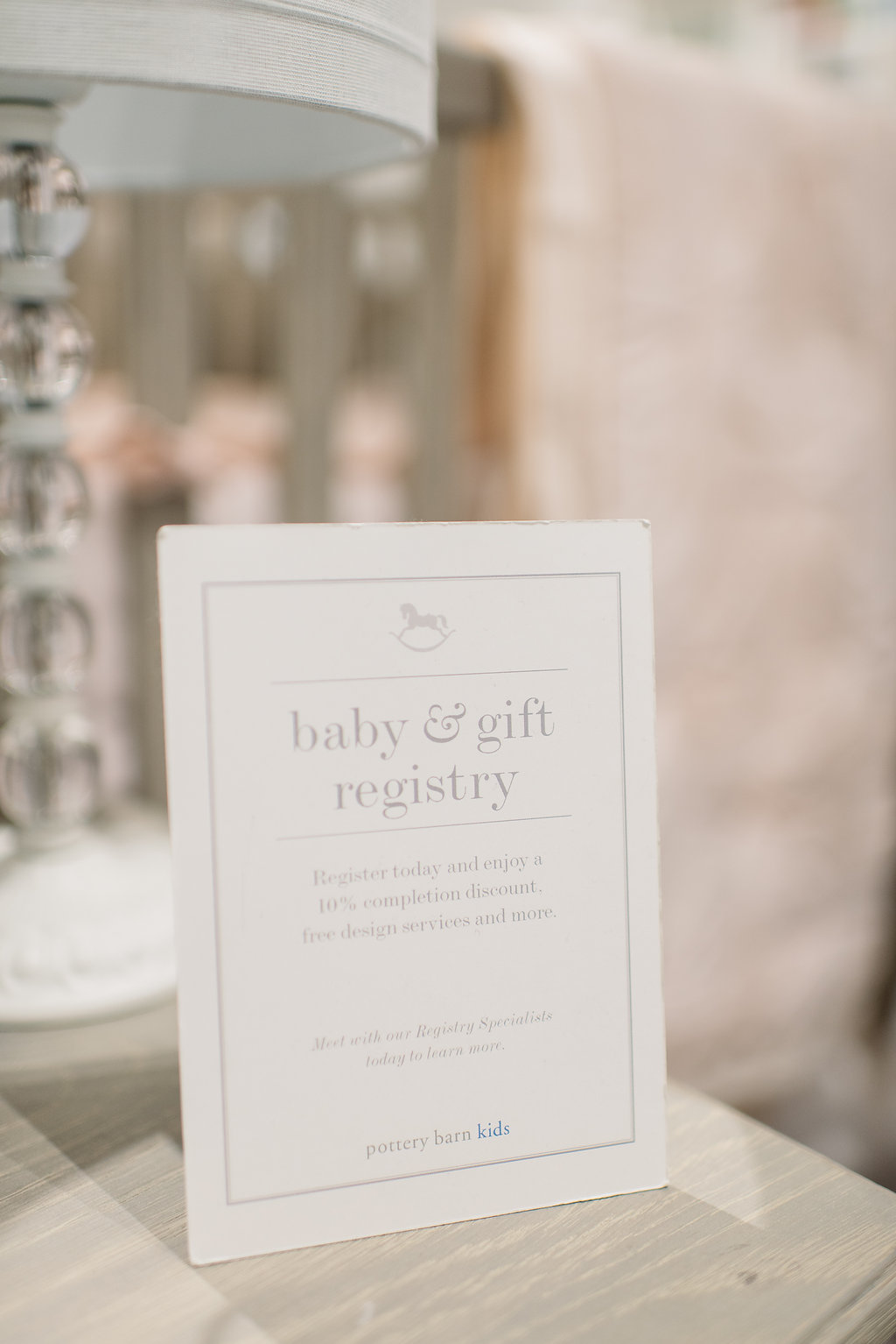 Registry Completion Discount from Pottery Barn Kids
