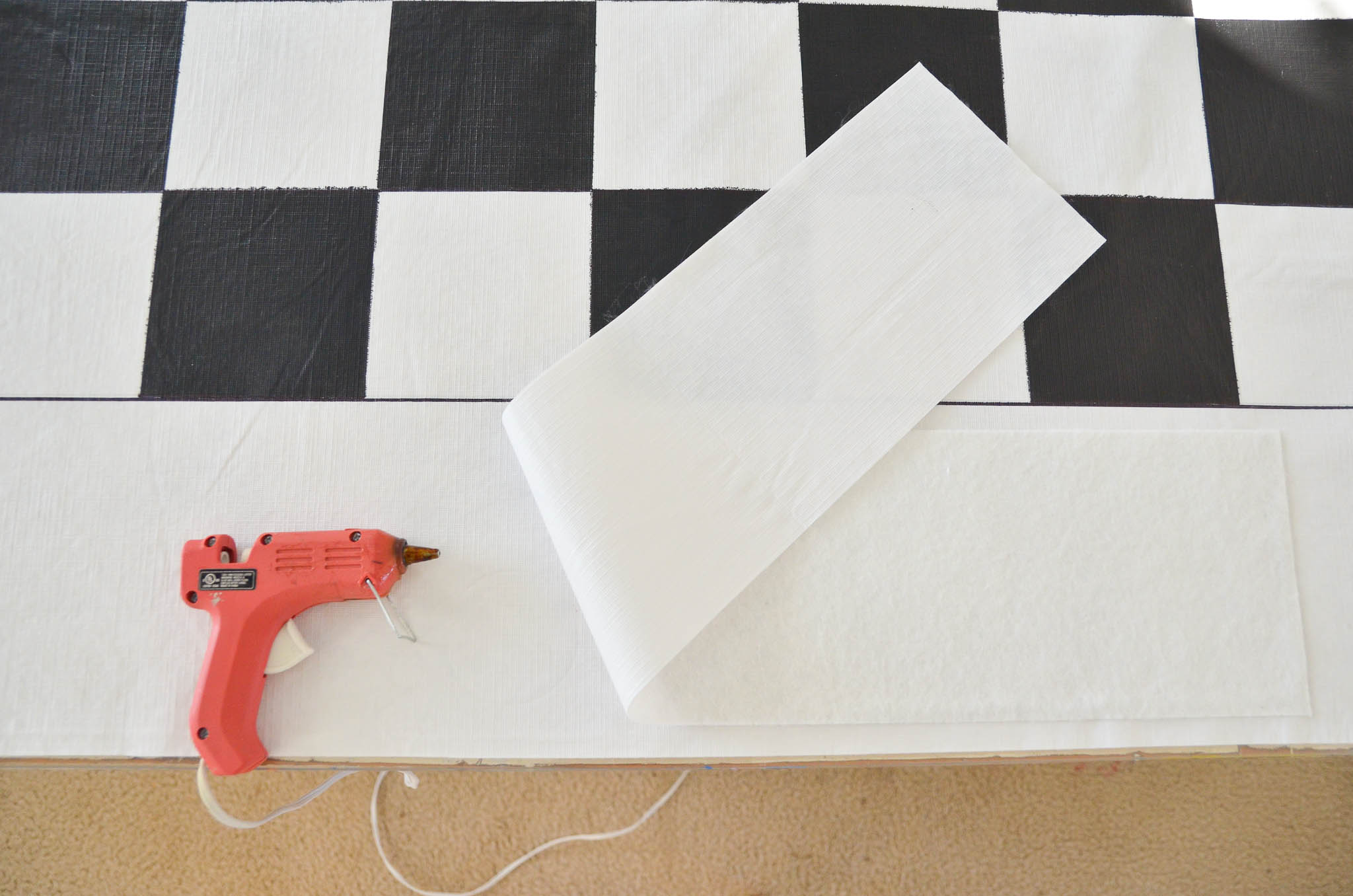 Oversized DIY Checkers Set for Kids How to Make a Jumbo Checkerboard