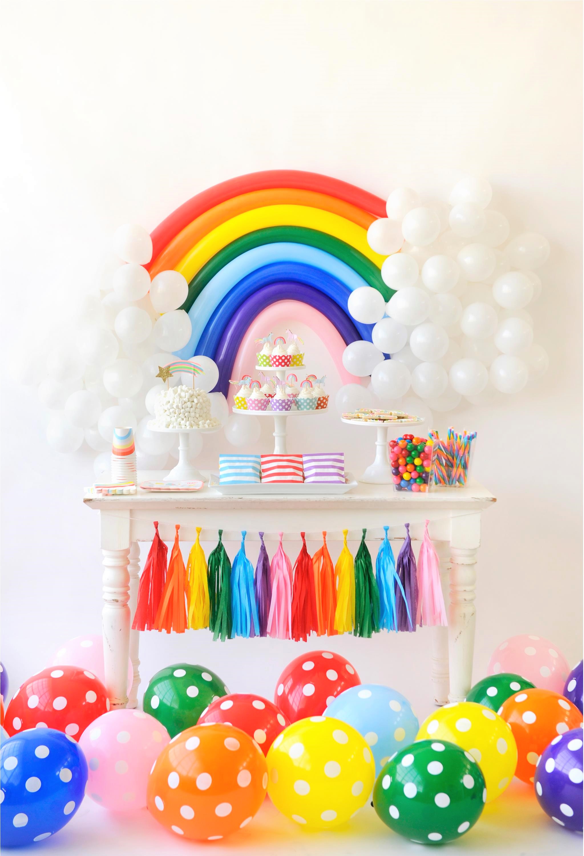 Rainbow Birthday Party For Kids Rainbow Themed Party Ideas