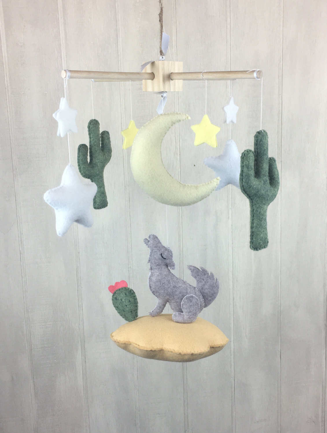 Cactus Baby Mobile from Juniper Street Designs on Etsy