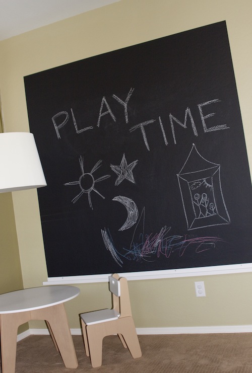 Chalkboard paint in kids rooms