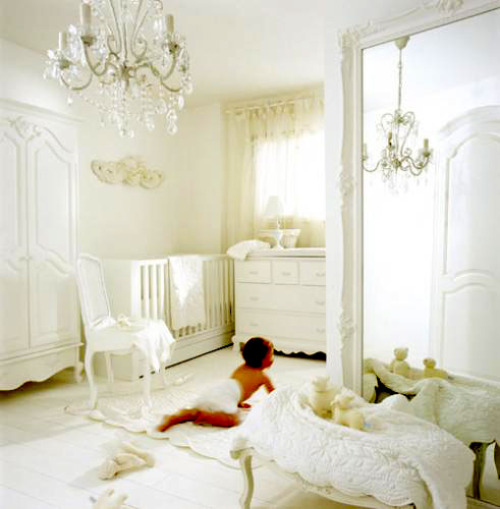 All White Baby Nursery