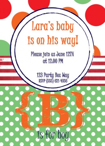 {B} Is For Boy Baby Shower - Project Nursery