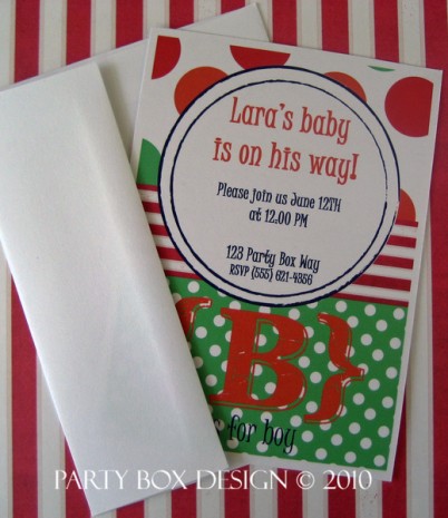 {B} Is For Boy Baby Shower - Project Nursery