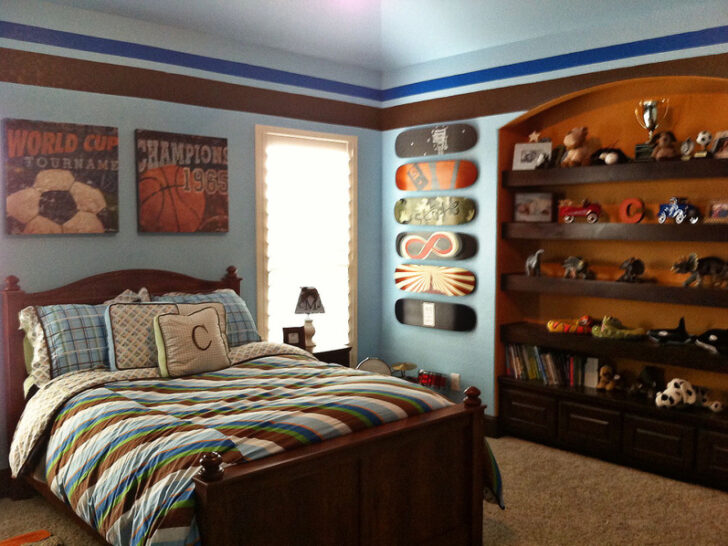 Vintage Sports Boys Room - Project Nursery