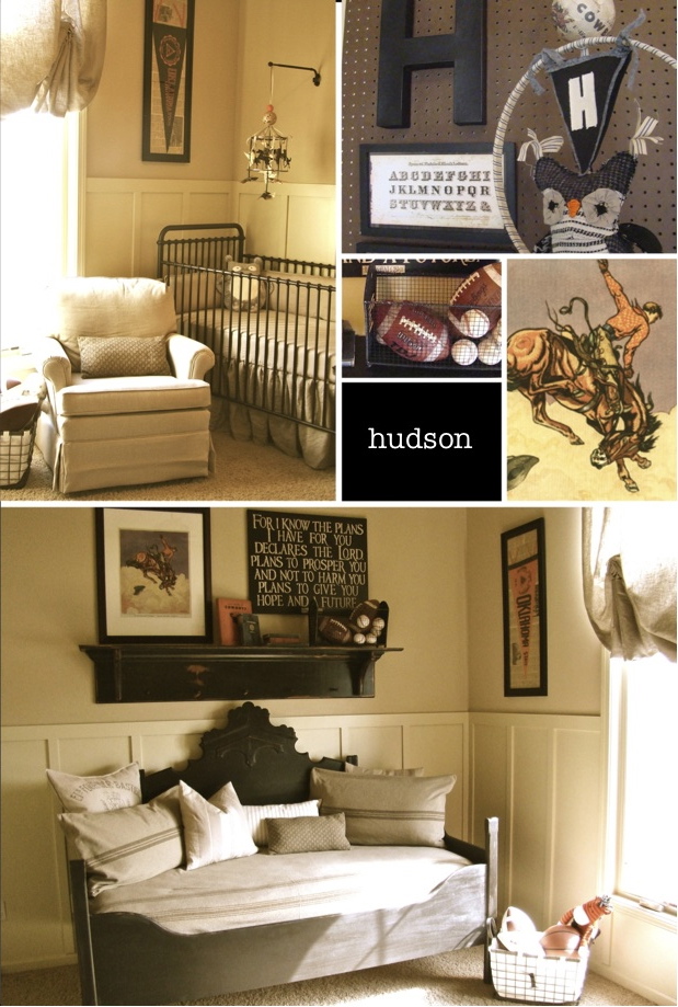 Hudson's Vintage University Nursery - Project Nursery