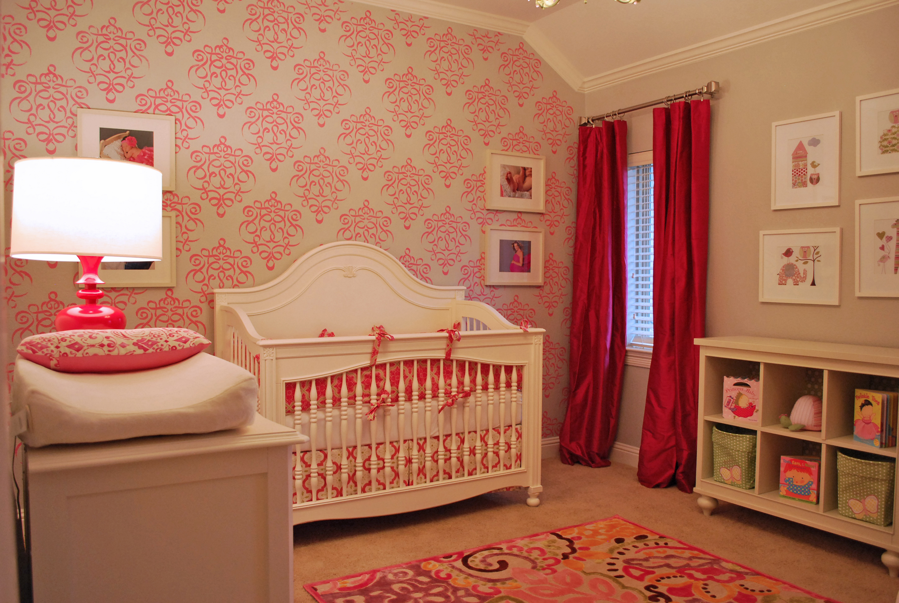 Elegant and bold pink nursery - Project Nursery