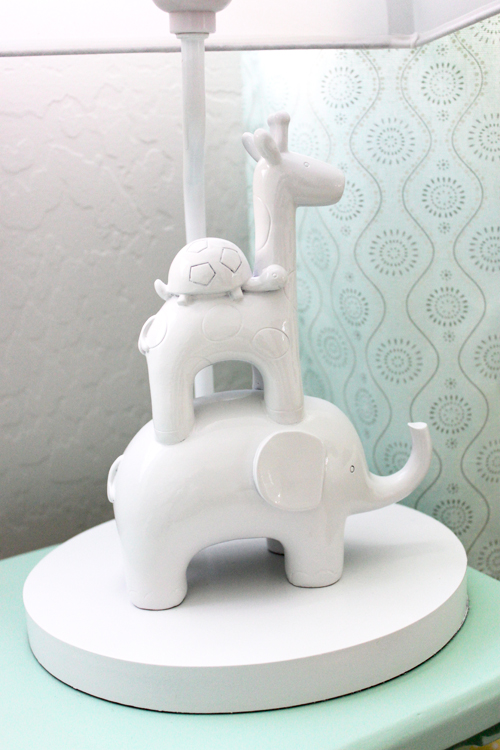 elephant nursery lamp