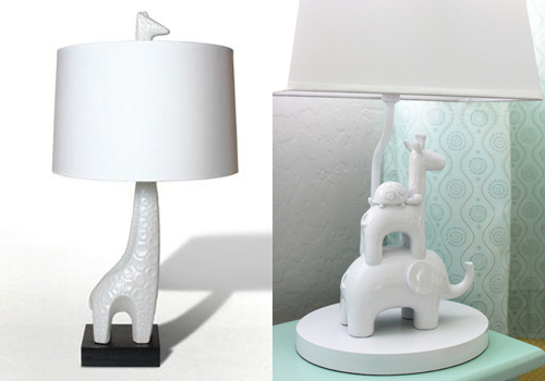 animal nursery lamp