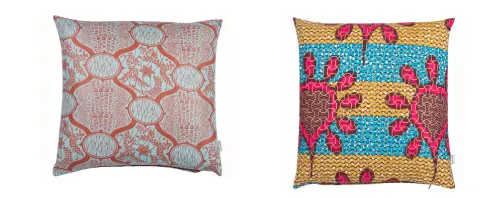 African Fabric Pillows