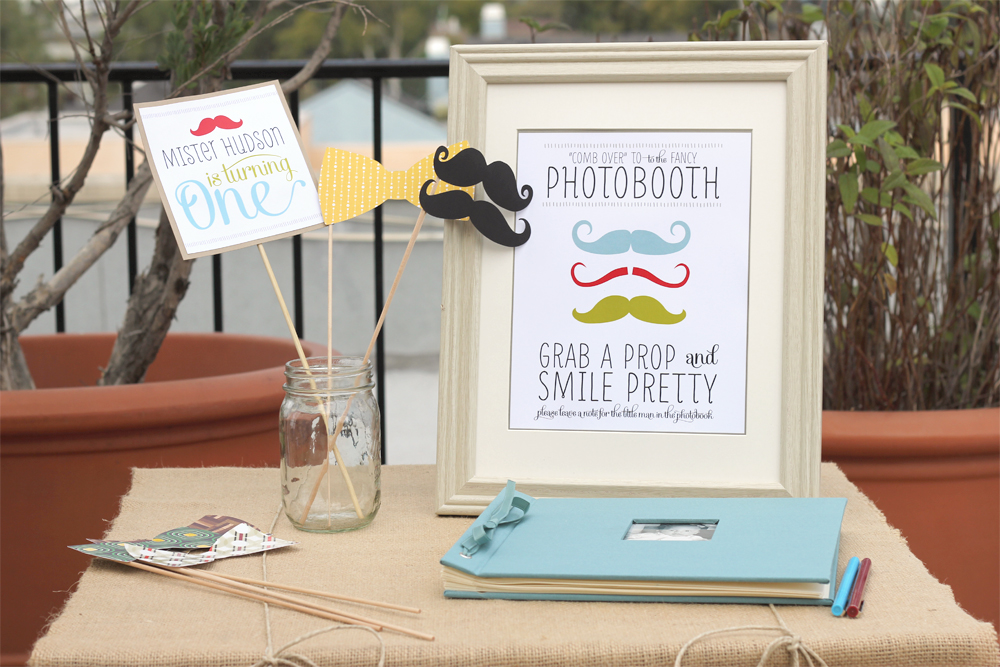 little man photo booth props