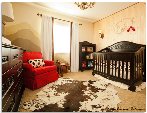 western theme baby room