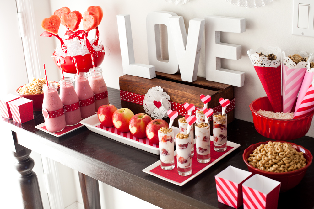 Healthy Valentine's Day Dessert Table - Project Nursery