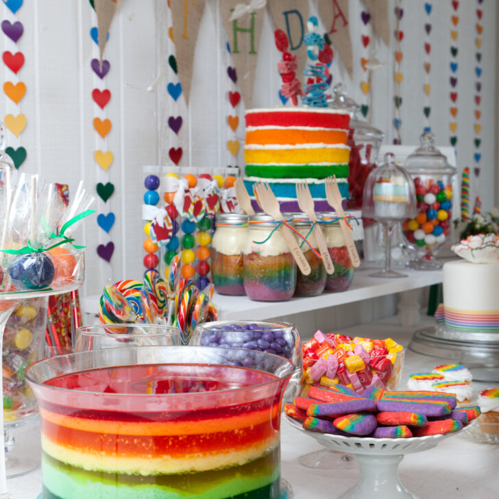 Rainbow Heart Birthday Party - Project Nursery