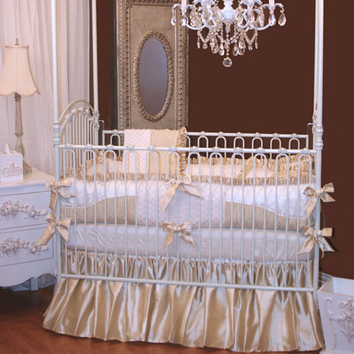 elegant crib bedding