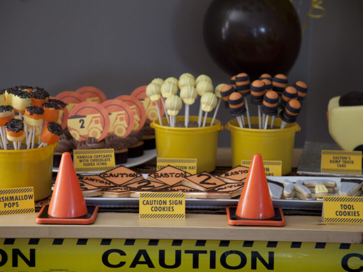 Construction Themed 2nd Birthday