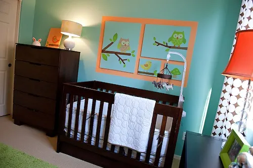 Owl Themed Boy's Nursery 3